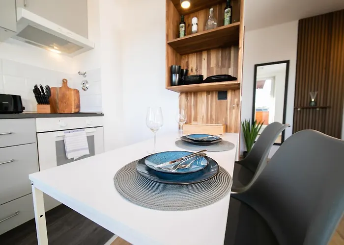 Studio White - Central - Balcony - Fair - Kitchen
