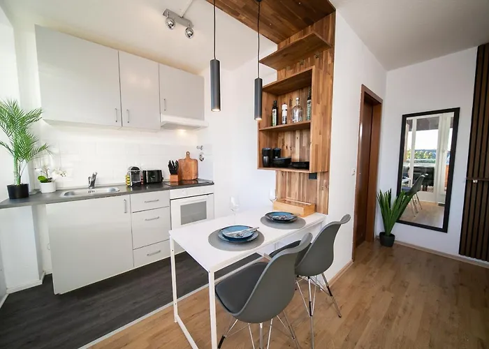 Studio White - Central - Balcony - Fair - Kitchen